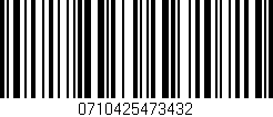 Código de barras (EAN, GTIN, SKU, ISBN): '0710425473432'