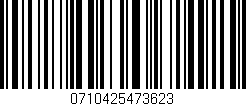 Código de barras (EAN, GTIN, SKU, ISBN): '0710425473623'