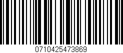 Código de barras (EAN, GTIN, SKU, ISBN): '0710425473869'