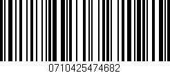 Código de barras (EAN, GTIN, SKU, ISBN): '0710425474682'
