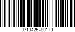 Código de barras (EAN, GTIN, SKU, ISBN): '0710425490170'