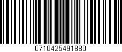 Código de barras (EAN, GTIN, SKU, ISBN): '0710425491880'