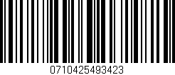 Código de barras (EAN, GTIN, SKU, ISBN): '0710425493423'
