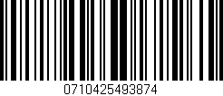 Código de barras (EAN, GTIN, SKU, ISBN): '0710425493874'