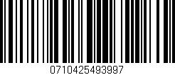 Código de barras (EAN, GTIN, SKU, ISBN): '0710425493997'