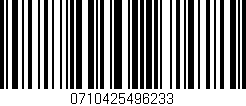 Código de barras (EAN, GTIN, SKU, ISBN): '0710425496233'