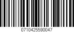 Código de barras (EAN, GTIN, SKU, ISBN): '0710425590047'