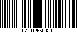 Código de barras (EAN, GTIN, SKU, ISBN): '0710425590337'