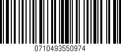 Código de barras (EAN, GTIN, SKU, ISBN): '0710493550974'