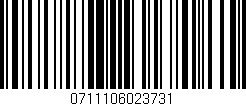 Código de barras (EAN, GTIN, SKU, ISBN): '0711106023731'