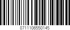 Código de barras (EAN, GTIN, SKU, ISBN): '0711106550145'