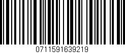 Código de barras (EAN, GTIN, SKU, ISBN): '0711591639219'