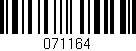 Código de barras (EAN, GTIN, SKU, ISBN): '071164'