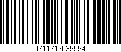Código de barras (EAN, GTIN, SKU, ISBN): '0711719039594'