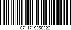Código de barras (EAN, GTIN, SKU, ISBN): '0711719050322'