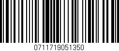 Código de barras (EAN, GTIN, SKU, ISBN): '0711719051350'
