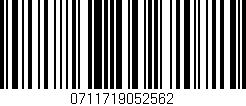 Código de barras (EAN, GTIN, SKU, ISBN): '0711719052562'