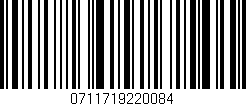 Código de barras (EAN, GTIN, SKU, ISBN): '0711719220084'