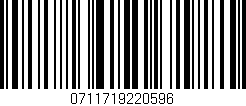 Código de barras (EAN, GTIN, SKU, ISBN): '0711719220596'