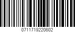 Código de barras (EAN, GTIN, SKU, ISBN): '0711719220602'