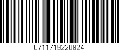 Código de barras (EAN, GTIN, SKU, ISBN): '0711719220824'
