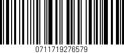 Código de barras (EAN, GTIN, SKU, ISBN): '0711719276579'