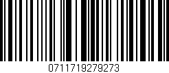 Código de barras (EAN, GTIN, SKU, ISBN): '0711719279273'