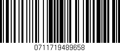Código de barras (EAN, GTIN, SKU, ISBN): '0711719489658'