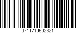 Código de barras (EAN, GTIN, SKU, ISBN): '0711719502821'