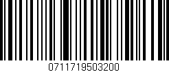 Código de barras (EAN, GTIN, SKU, ISBN): '0711719503200'