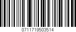 Código de barras (EAN, GTIN, SKU, ISBN): '0711719503514'