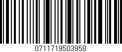 Código de barras (EAN, GTIN, SKU, ISBN): '0711719503958'