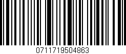 Código de barras (EAN, GTIN, SKU, ISBN): '0711719504863'