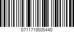Código de barras (EAN, GTIN, SKU, ISBN): '0711719505440'