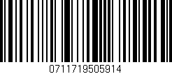 Código de barras (EAN, GTIN, SKU, ISBN): '0711719505914'