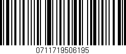 Código de barras (EAN, GTIN, SKU, ISBN): '0711719506195'
