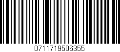 Código de barras (EAN, GTIN, SKU, ISBN): '0711719506355'