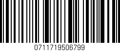 Código de barras (EAN, GTIN, SKU, ISBN): '0711719506799'