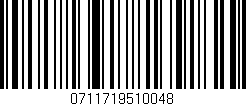 Código de barras (EAN, GTIN, SKU, ISBN): '0711719510048'
