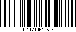 Código de barras (EAN, GTIN, SKU, ISBN): '0711719510505'