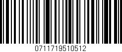 Código de barras (EAN, GTIN, SKU, ISBN): '0711719510512'
