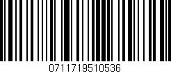 Código de barras (EAN, GTIN, SKU, ISBN): '0711719510536'