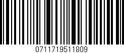 Código de barras (EAN, GTIN, SKU, ISBN): '0711719511809'