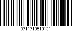 Código de barras (EAN, GTIN, SKU, ISBN): '0711719513131'