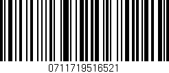 Código de barras (EAN, GTIN, SKU, ISBN): '0711719516521'