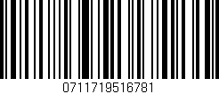 Código de barras (EAN, GTIN, SKU, ISBN): '0711719516781'