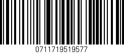 Código de barras (EAN, GTIN, SKU, ISBN): '0711719519577'