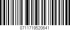 Código de barras (EAN, GTIN, SKU, ISBN): '0711719520641'