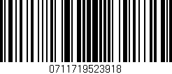 Código de barras (EAN, GTIN, SKU, ISBN): '0711719523918'