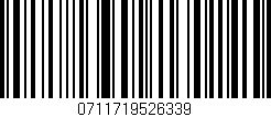 Código de barras (EAN, GTIN, SKU, ISBN): '0711719526339'